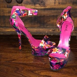Floral heels